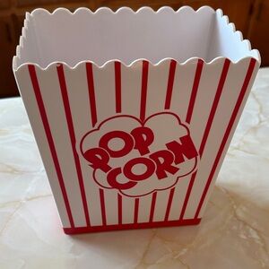 Classic Red and White Popcorn Container